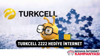 Turkcell Hediye İnternet 2222