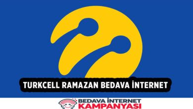 Turkcell Bedava İnternet Ramazan Kampanyası 2022