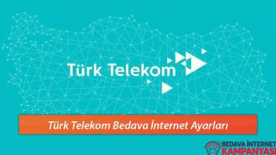 Turk Telekom Bedava Internet Ayarlari 2 1