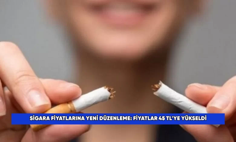 Sigara Fiyatlarina Yeni Duzenleme Fiyatlar 45 TLye Yukseldi